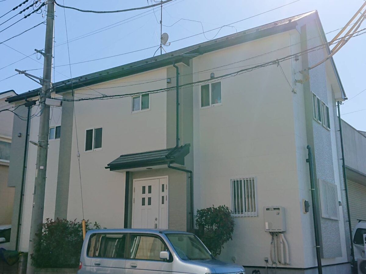 外観バランスを再設計 塗装で守る洗練された配色