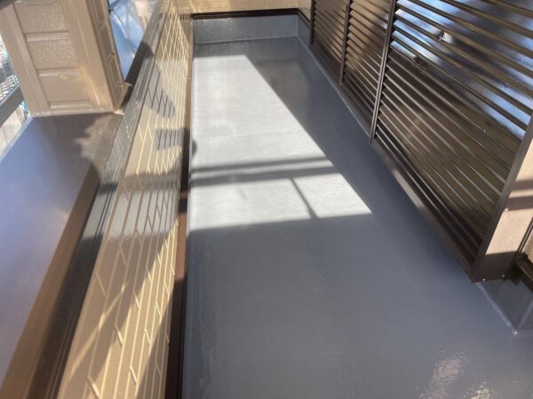 千葉県市原市T様邸　ベランダ塗装