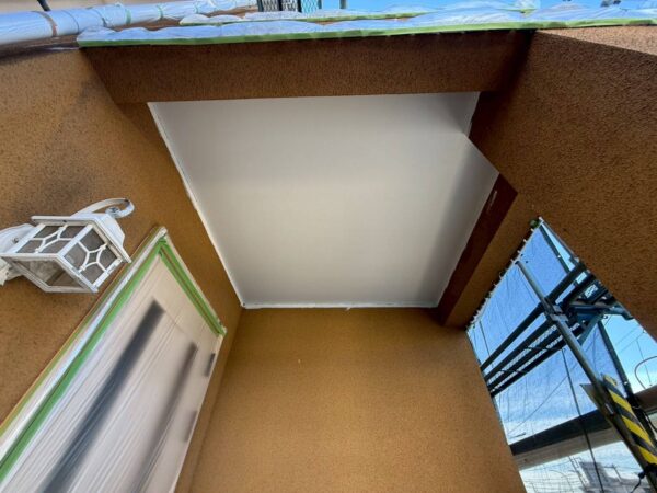 千葉県市原市F様邸　付帯塗装（軒天塗装）