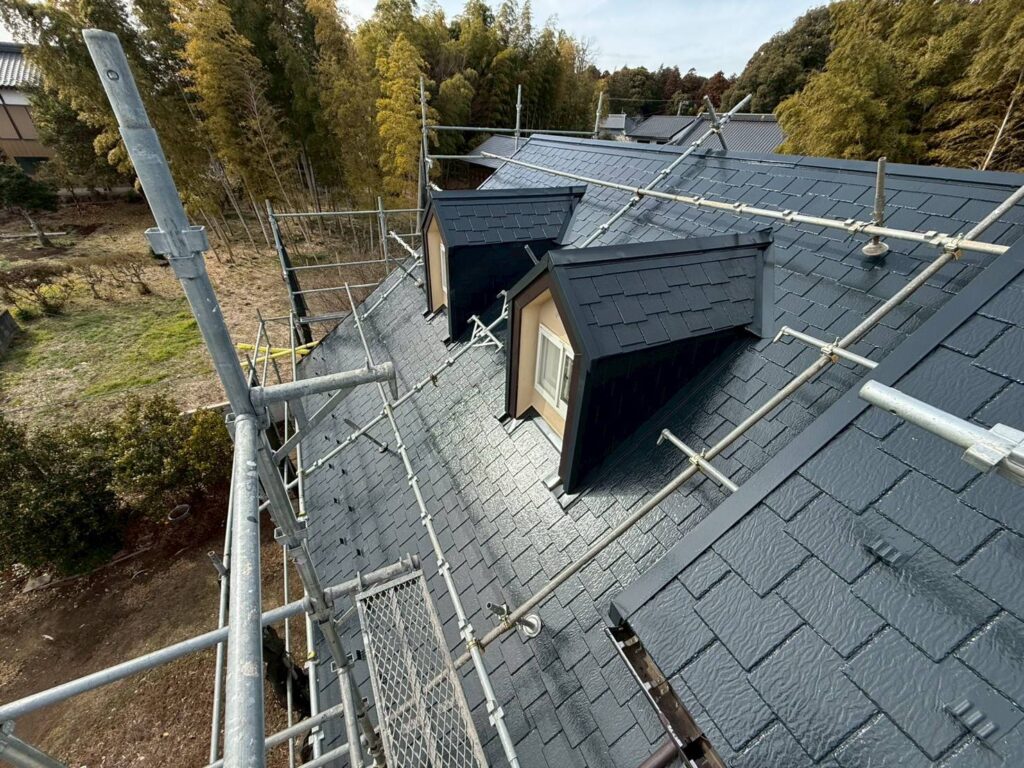 茨城県つくば市I様邸　屋根・板金塗装