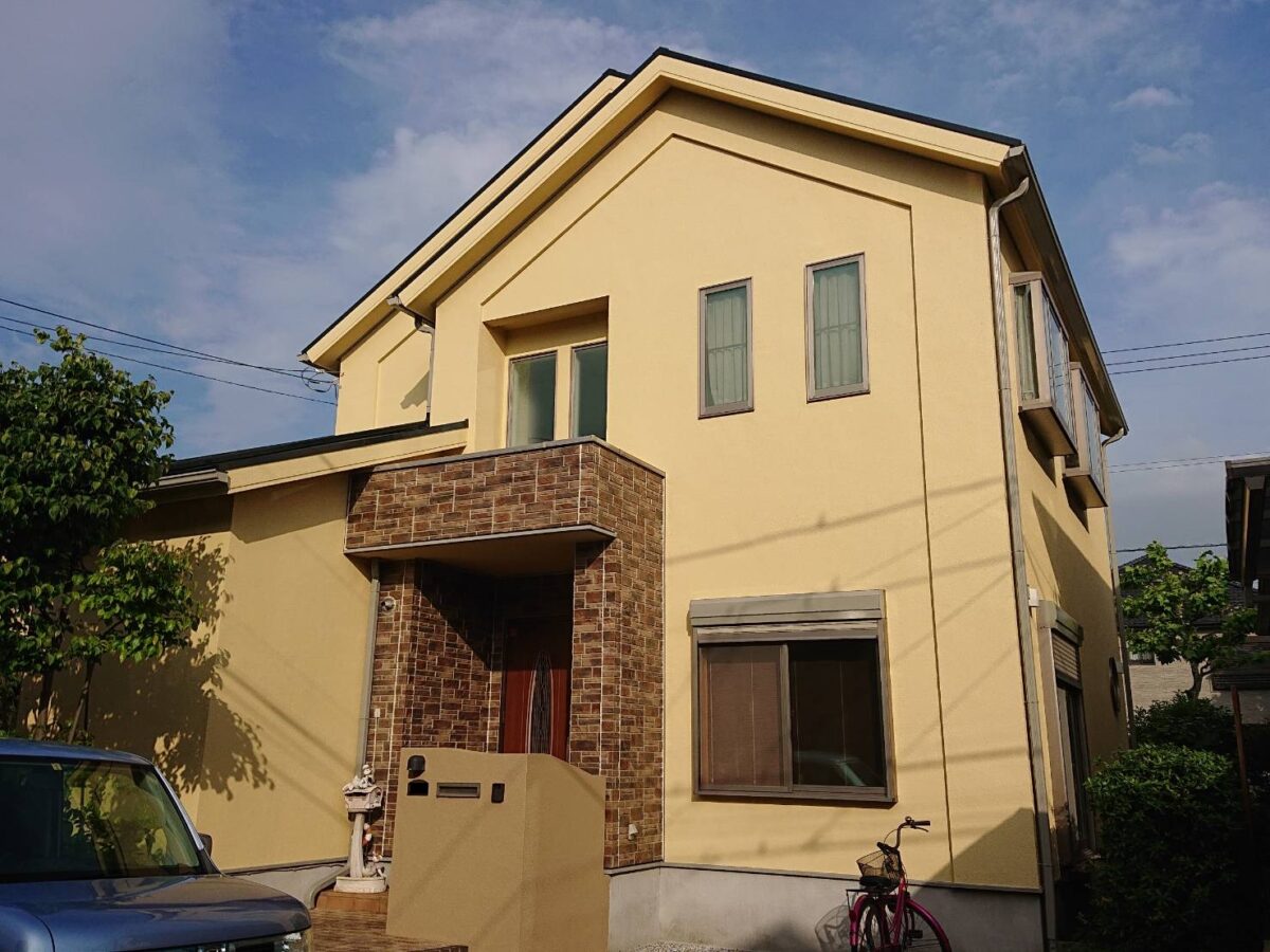 あたたかい配色で見る度にほっとする外観へ