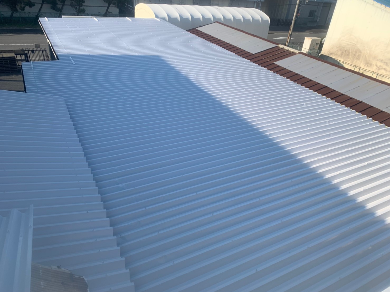 千葉県市原市工場 屋根塗装