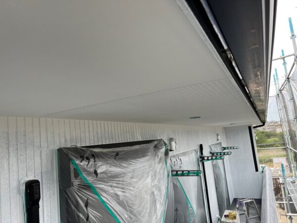 千葉県市原市I様邸　付帯塗装（軒天塗装）