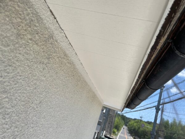 千葉県市原市Ｎ様邸　付帯塗装（軒天塗装）