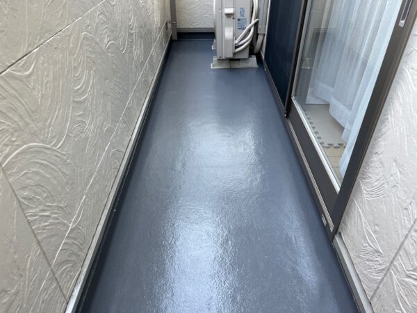 千葉県習市原市O様邸　ベランダ塗装