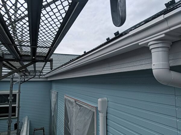 千葉県習志野市N様邸　付帯塗装（横樋・縦樋塗装）
