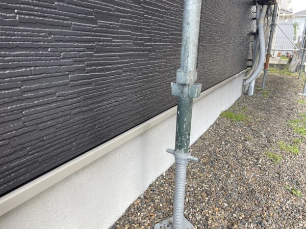 千葉県市原市K様邸　付帯塗装（破風板・横樋・縦樋・スリムダクト・水切り塗装）
