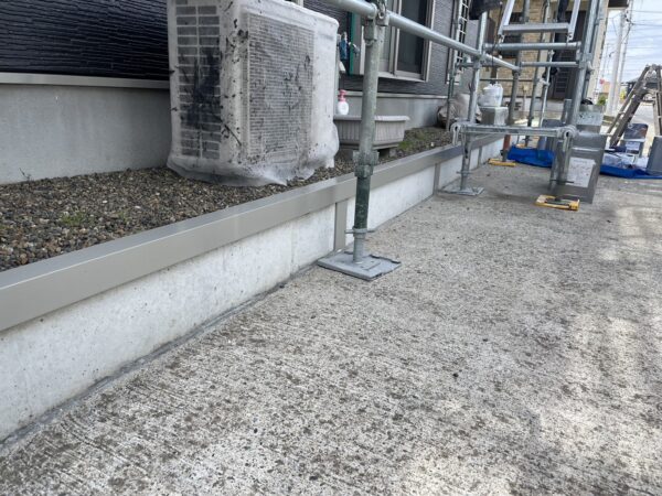 千葉県市原市K様邸　付帯塗装（シャッターBOX・鉄骨・ガスメーターパイプ塗装）