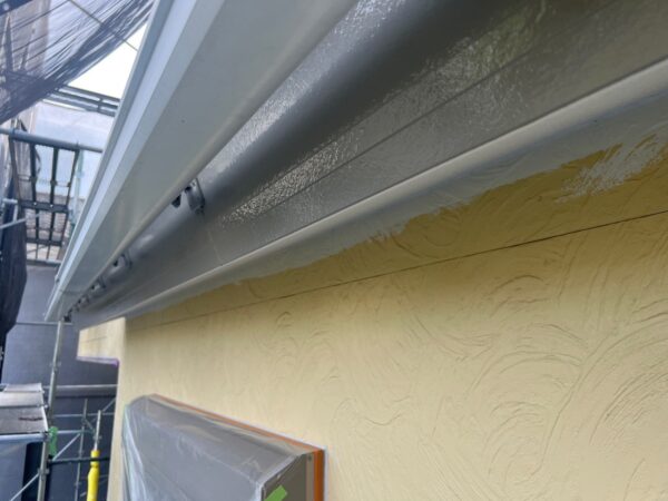 千葉県市原市O様邸　付帯塗装（軒天・破風板塗装）
