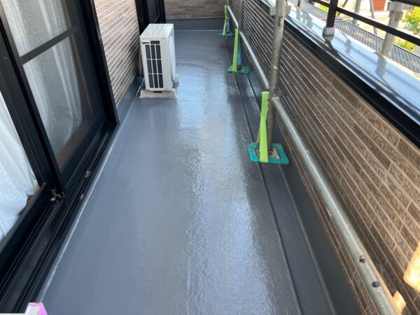 千葉県市原市T様邸　ベランダ塗装