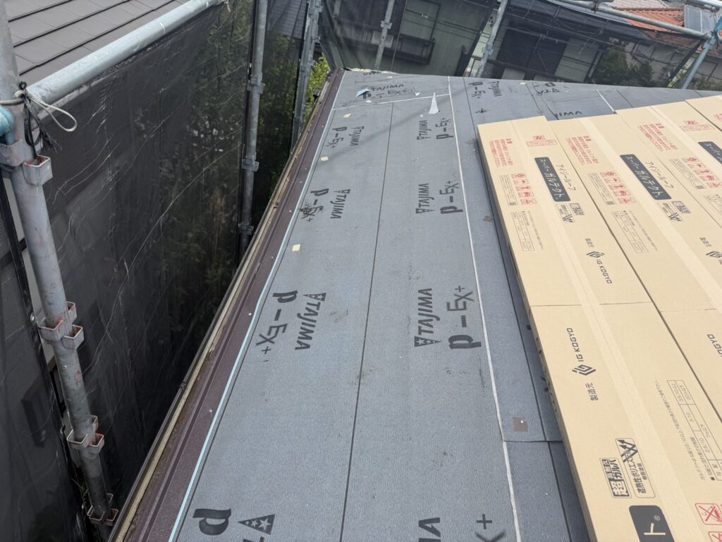 唐草板金新規設置