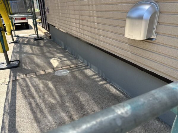 千葉県市原市N様邸　基礎塗装