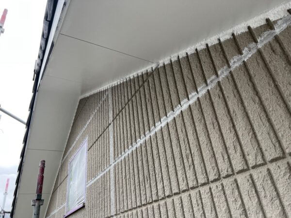 千葉県市原市T様邸　付帯塗装（軒天塗装）