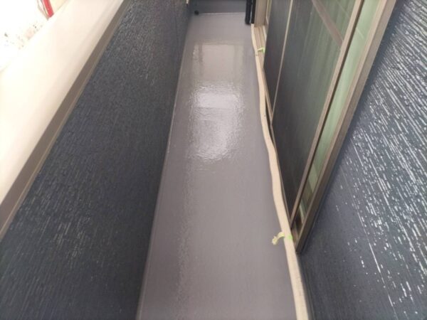 千葉県市川市A様邸　ベランダ塗装
